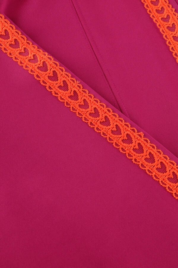 Z8 kids wide leg broek Zuzanna violet koraal - Foto 2