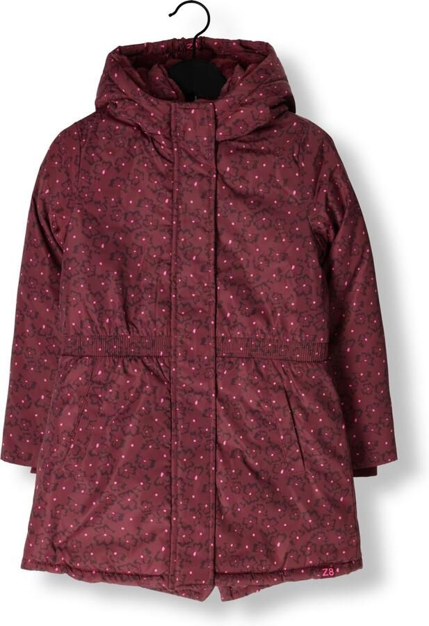 Z8 kids winterjas Channa donkerrood