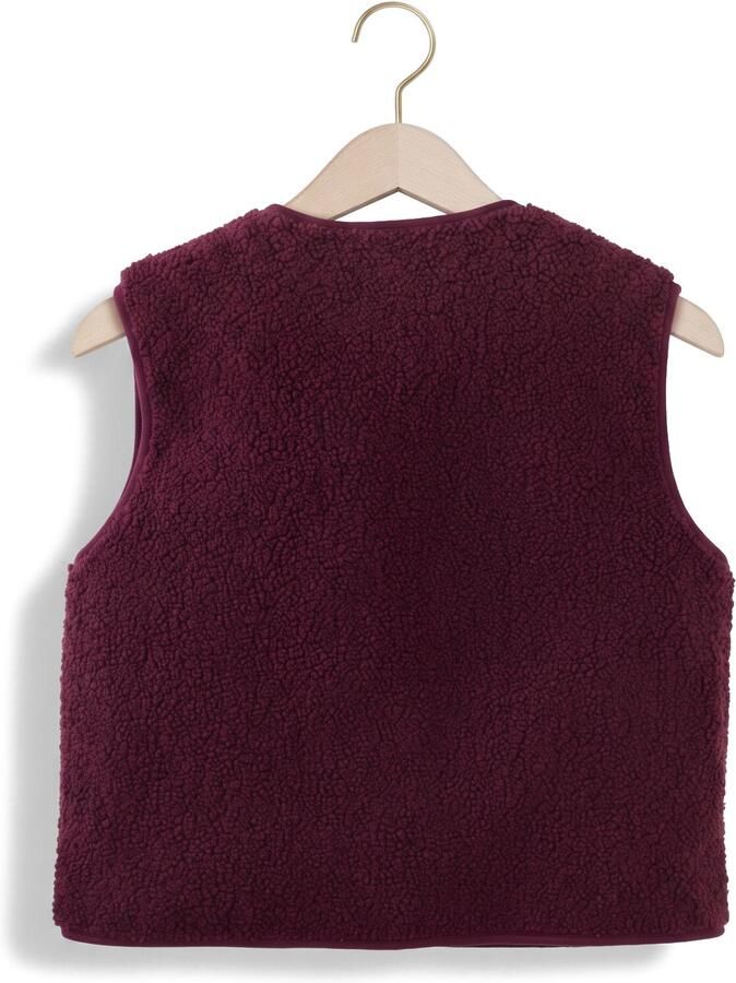 Z8 kids teddy gilet Lilou donkerrood - Foto 2