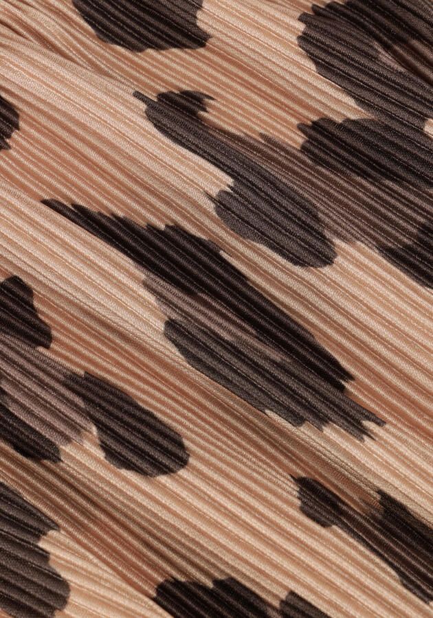 Z8 kids plissé jurk Siany met panterprint bruin zwart - Foto 3