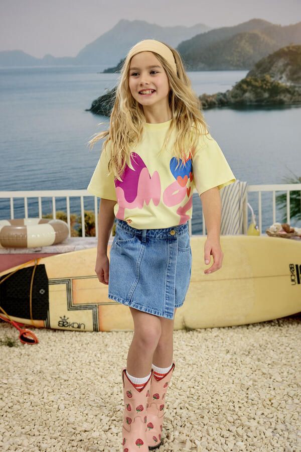 Z8 kids denim skort Alina light blue denim - Foto 3