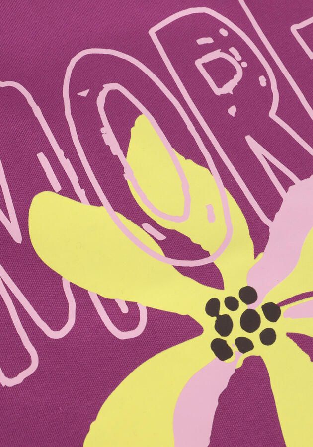 Z8 kids T-shirt Aniela met printopdruk paars geel - Foto 3