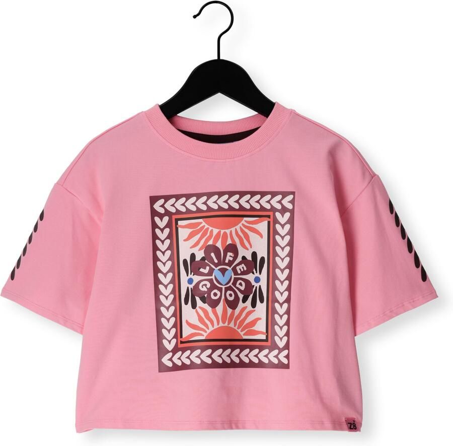 Z8 kids cropped T-shirt Anissa lichtroze
