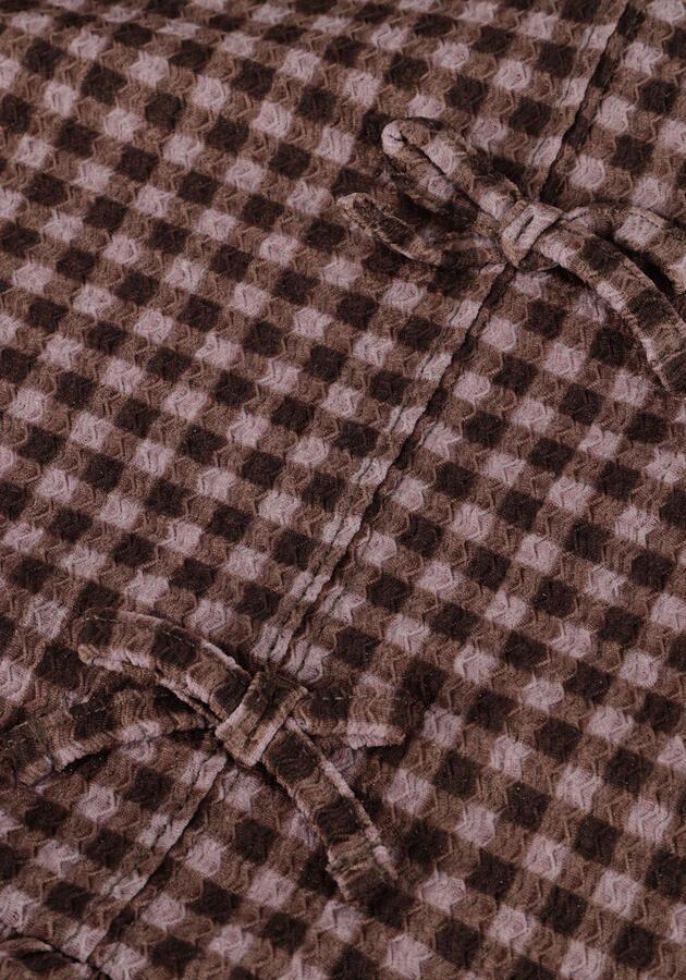 Z8 kids top met strikdetails bruin lila - Foto 3