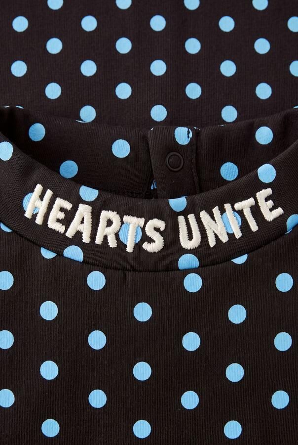 Z8 kids longsleeve Yibbie met stippen donkerbruin blauw - Foto 2