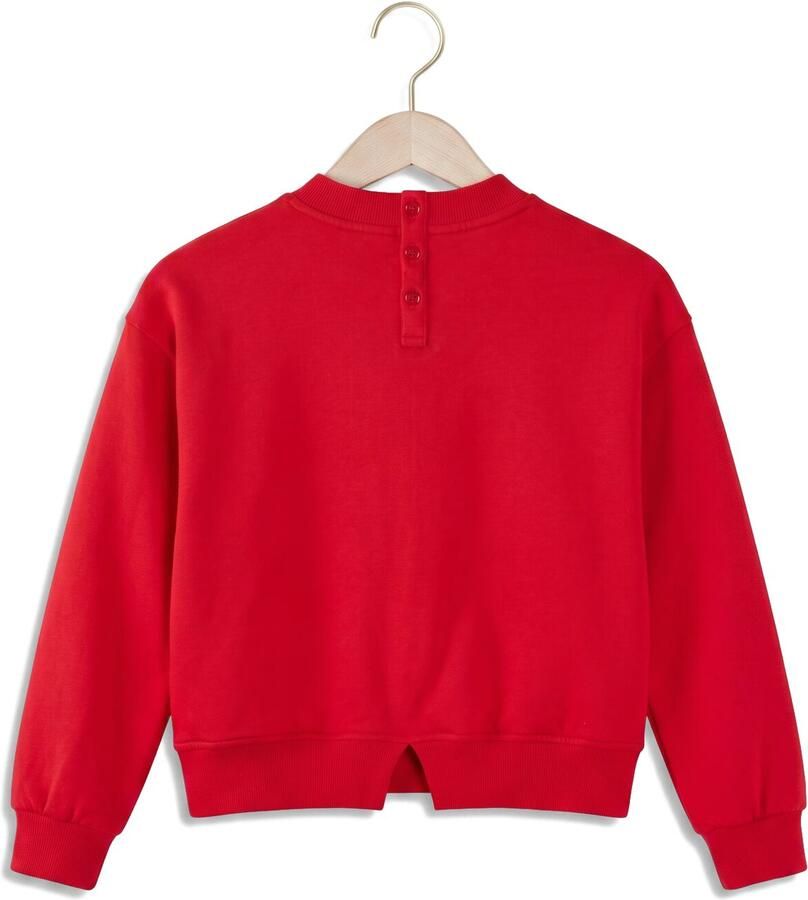 Z8 kids sweater Esila rood Meisjes Stretchkatoen Ronde hals Printopdruk - Foto 2