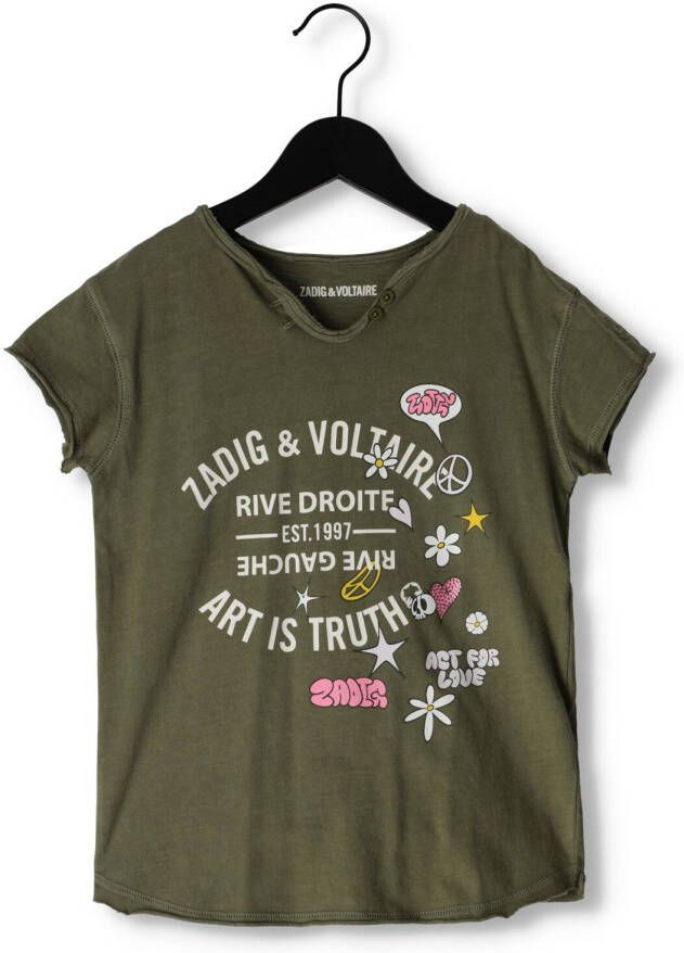 ZADIG & VOLTAIRE Meisjes Tops & T-shirts X15379 Groen
