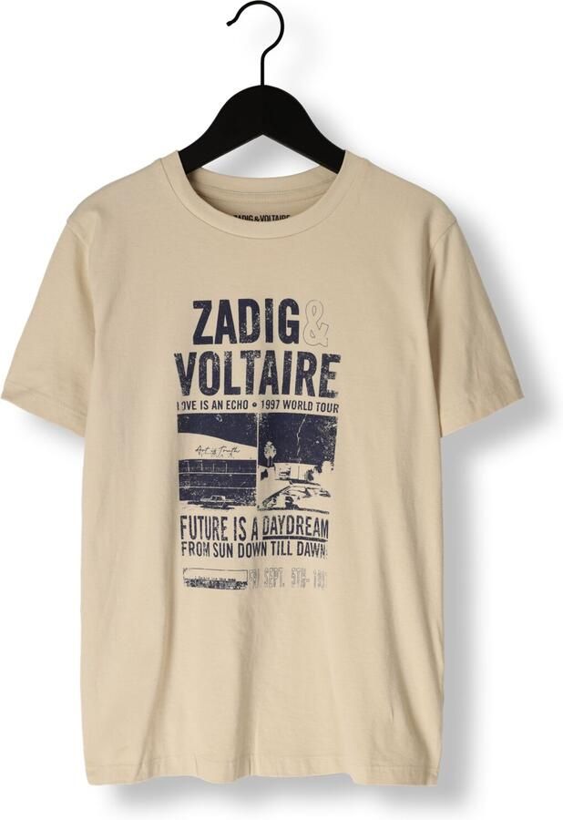 ZADIG & VOLTAIRE Jongens Polo's & T-shirts X60367 Beige - Foto 3