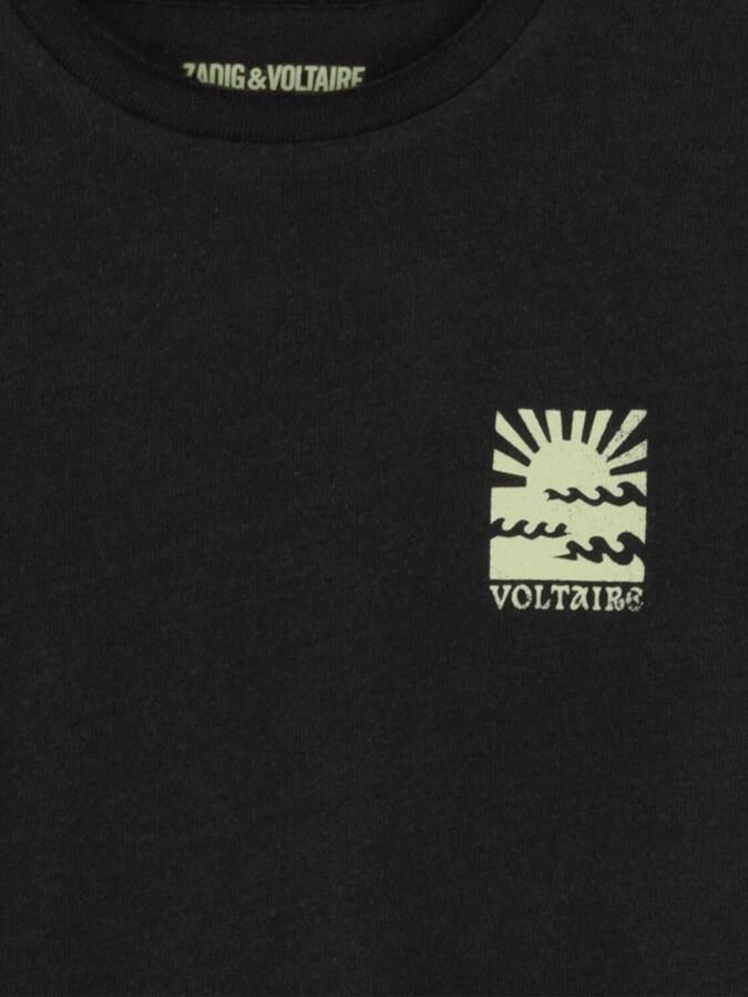 ZADIG & VOLTAIRE Jongens Polo's & T-shirts X60582 Zwart - Foto 3