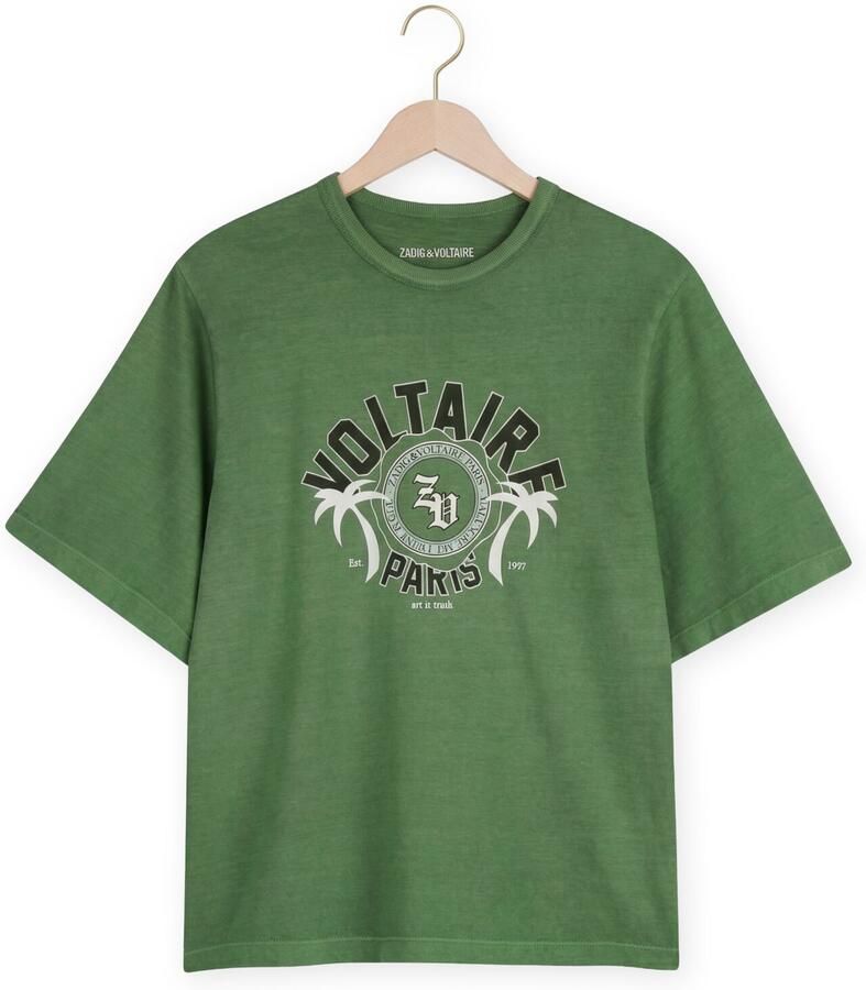 ZADIG & VOLTAIRE Jongens Polo's & T-shirts X60585 Groen