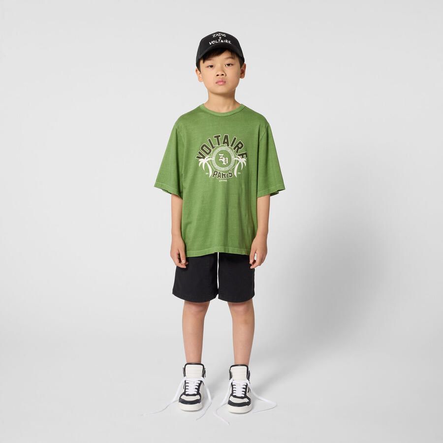 ZADIG & VOLTAIRE Jongens Polo's & T-shirts X60585 Groen - Foto 2
