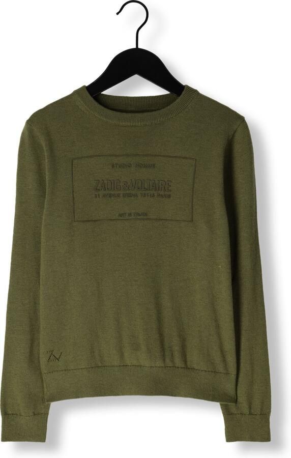 ZADIG & VOLTAIRE Jongens Truien & Vesten X60174 Khaki - Foto 2