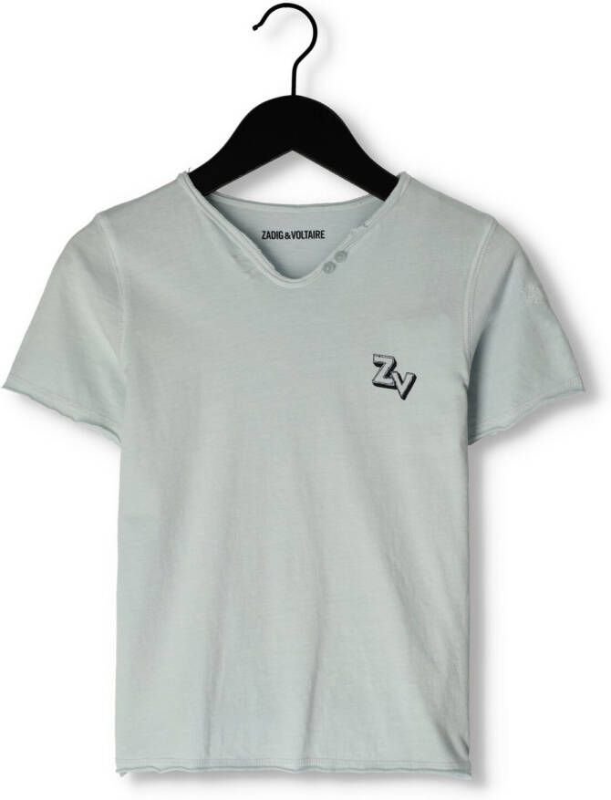 ZADIG & VOLTAIRE Jongens Polo's & T-shirts X25362 Lichtblauw