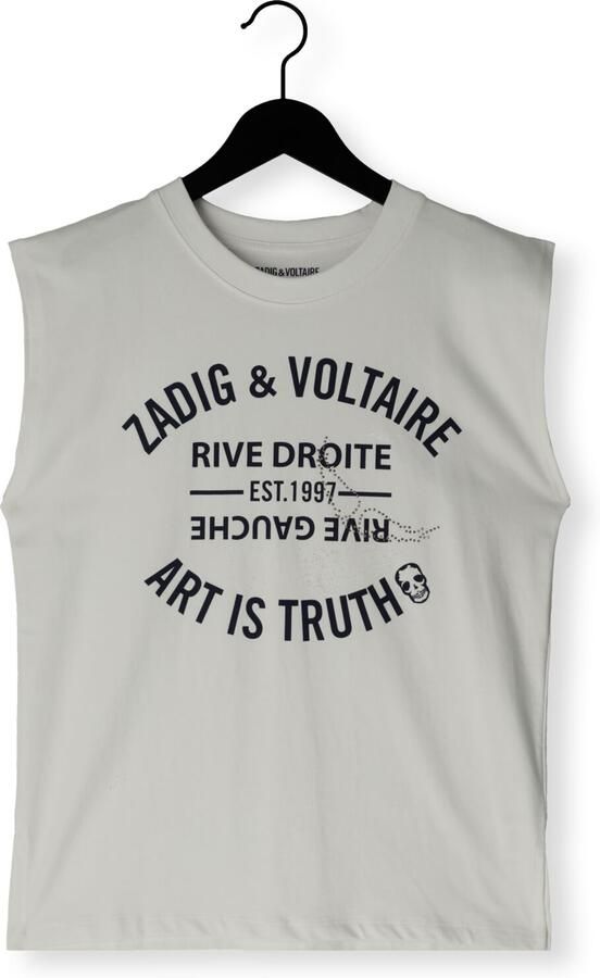 ZADIG & VOLTAIRE Meisjes Tops & T-shirts X60535 Gebroken Wit