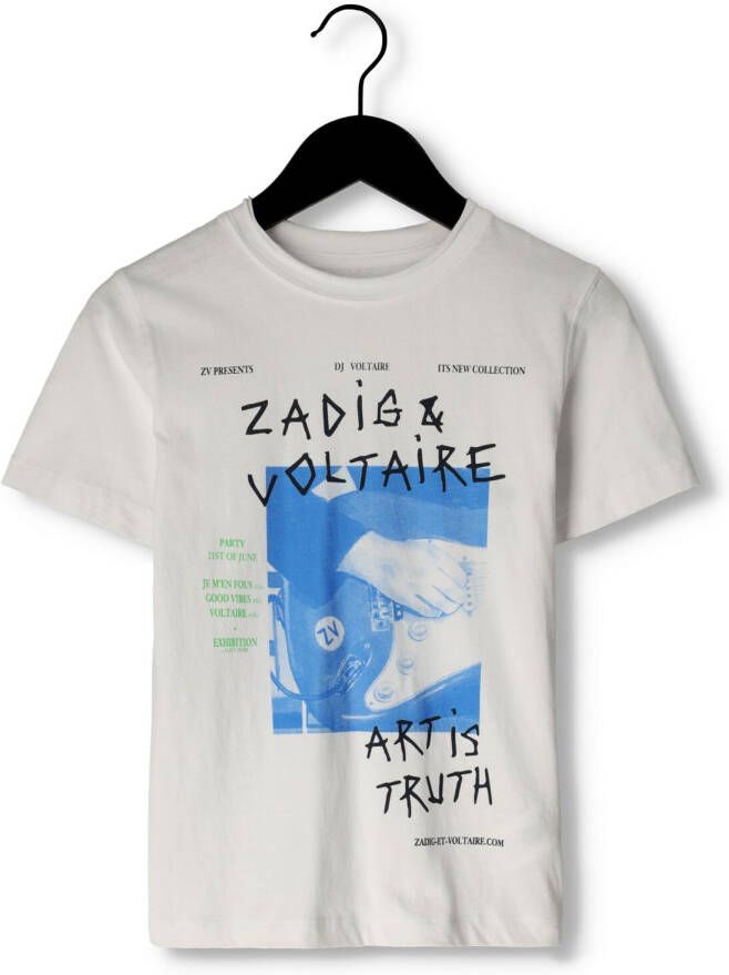 ZADIG & VOLTAIRE Jongens Polo's & T-shirts X25361 Wit