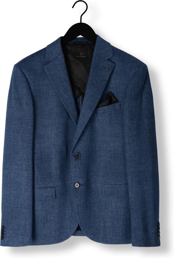 Zuitable Navy Blauwe Casual Blazer Blue Heren - Foto 3