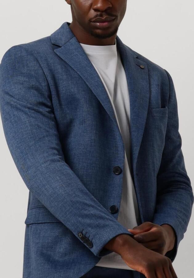 Zuitable Navy Blauwe Casual Blazer Blue Heren - Foto 2