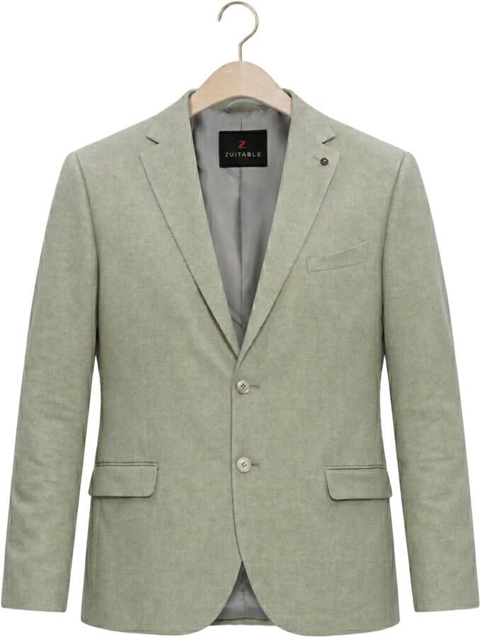 ZUITABLE Heren Colberts Dinick Groen - Foto 2