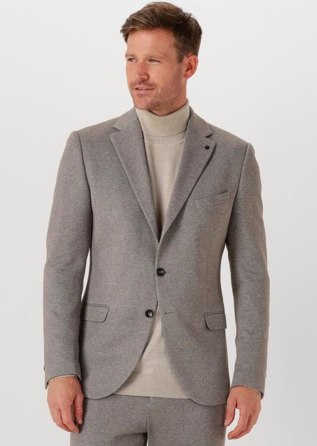 ZUITABLE Heren Colberts Dinick Taupe - Foto 4