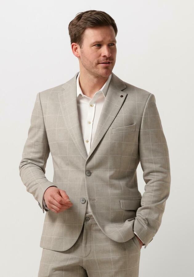 ZUITABLE Heren Colberts Dinick Zand - Foto 4