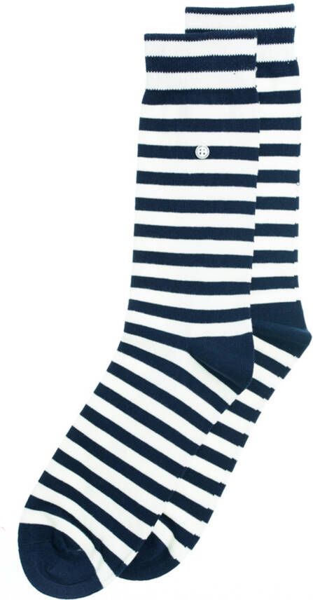 Alfredo Gonzales sokken Harbour Stripes donkerblauw ecru - Foto 2