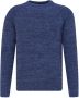 Barbour trui ronde hals donkerblauw effen lamswol - Thumbnail 1