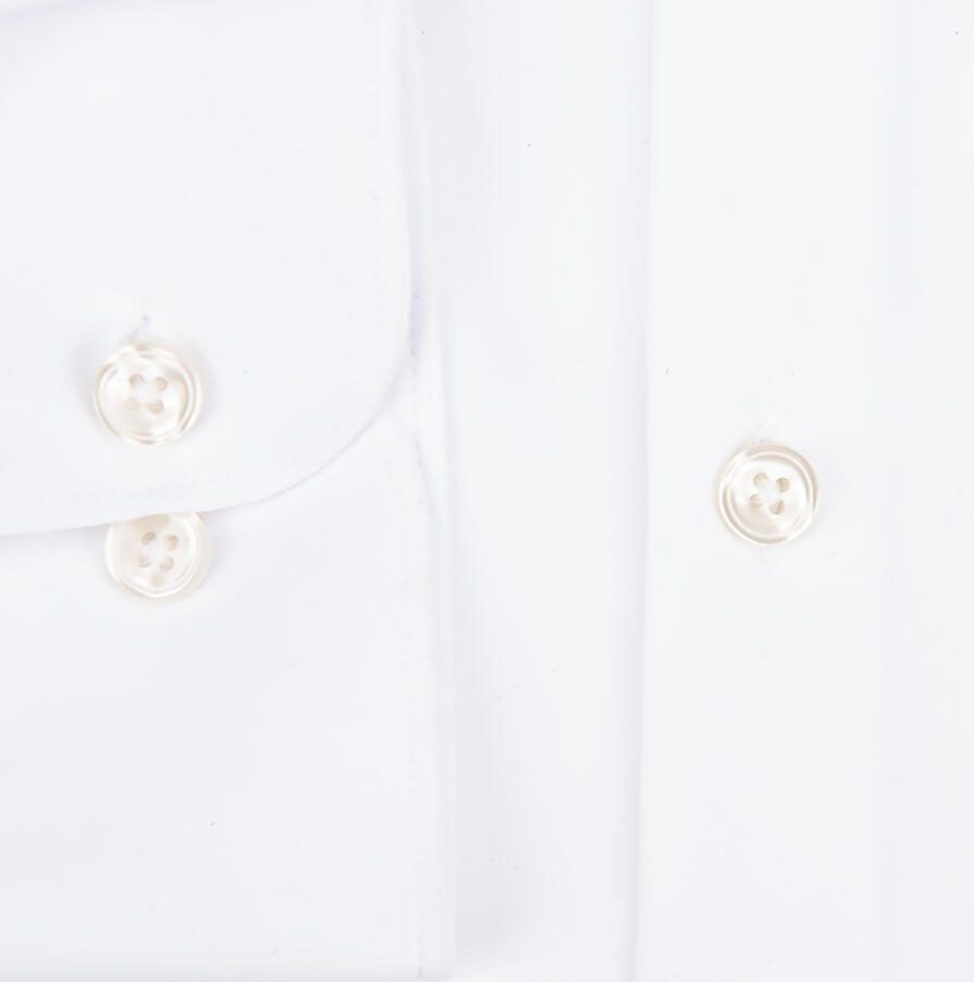 Blue Industry Witte Overhemdjurk van Katoen White Heren - Foto 3