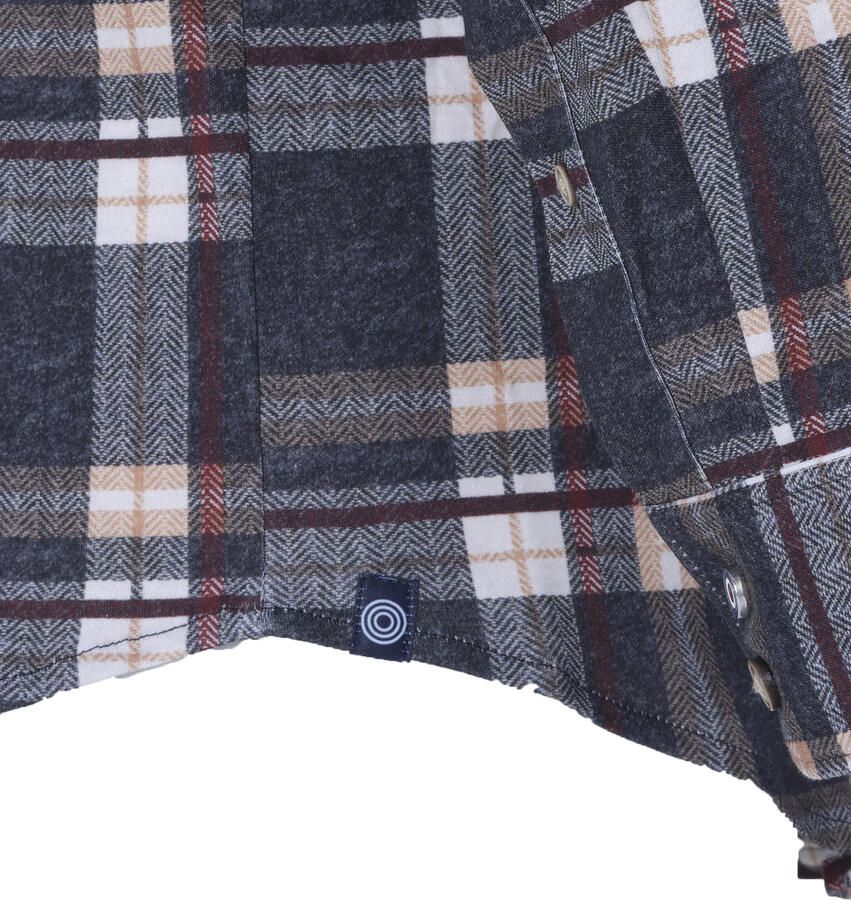 Blue Industry casual overhemd normale fit bruin geruit katoen - Foto 2