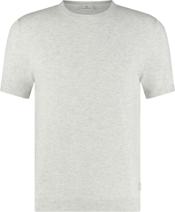 Blue Industry Grijs Katoen Linnen T-shirt Gray Heren