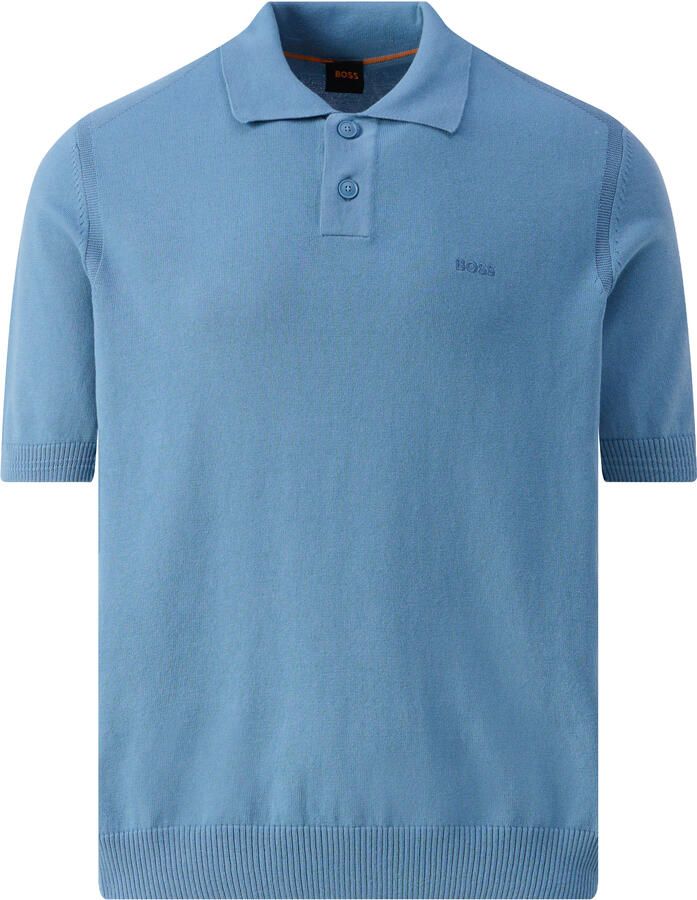 Boss Orange Regular fit poloshirt met labelstitching model 'Asac' - Foto 2