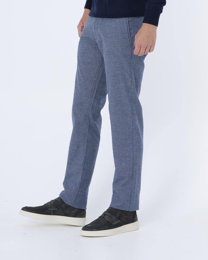 Boss Orange Stijlvolle Donkerblauwe Chino met All-Over Motief Blue Heren - Foto 3