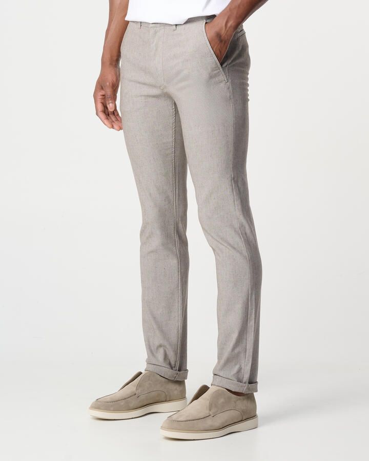 Boss Orange Slim fit chino met achterzakken - Foto 3