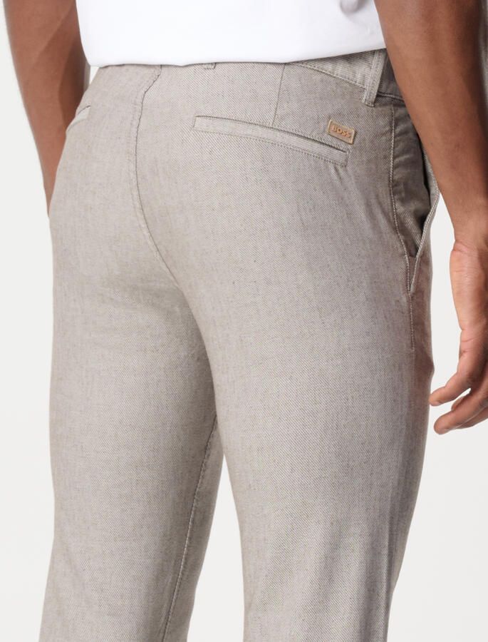 Boss Orange Slim fit chino met achterzakken - Foto 4