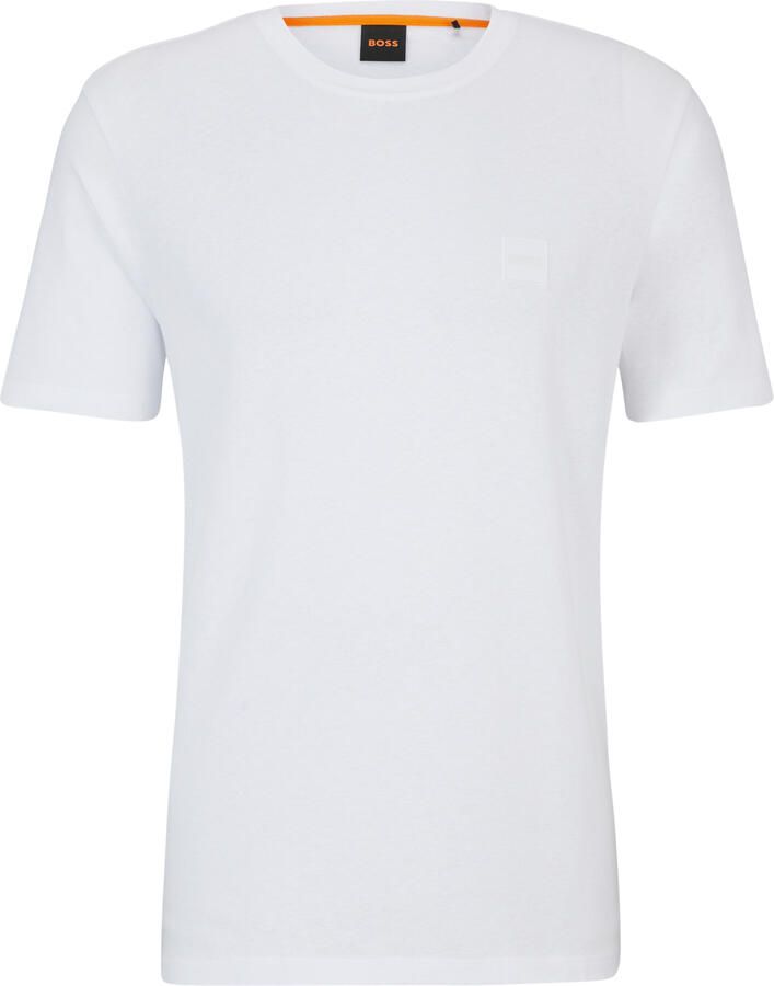 Boss Orange T-shirt Tales met boss-borduursel op de borst - Foto 8