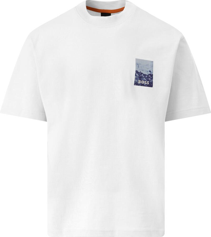 BOSS Casual Te_numbers Heren T-shirt KM