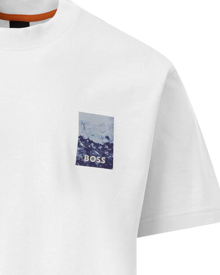 BOSS Casual Te_numbers Heren T-shirt KM - Foto 4