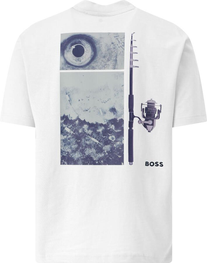 BOSS Casual Te_numbers Heren T-shirt KM - Foto 5