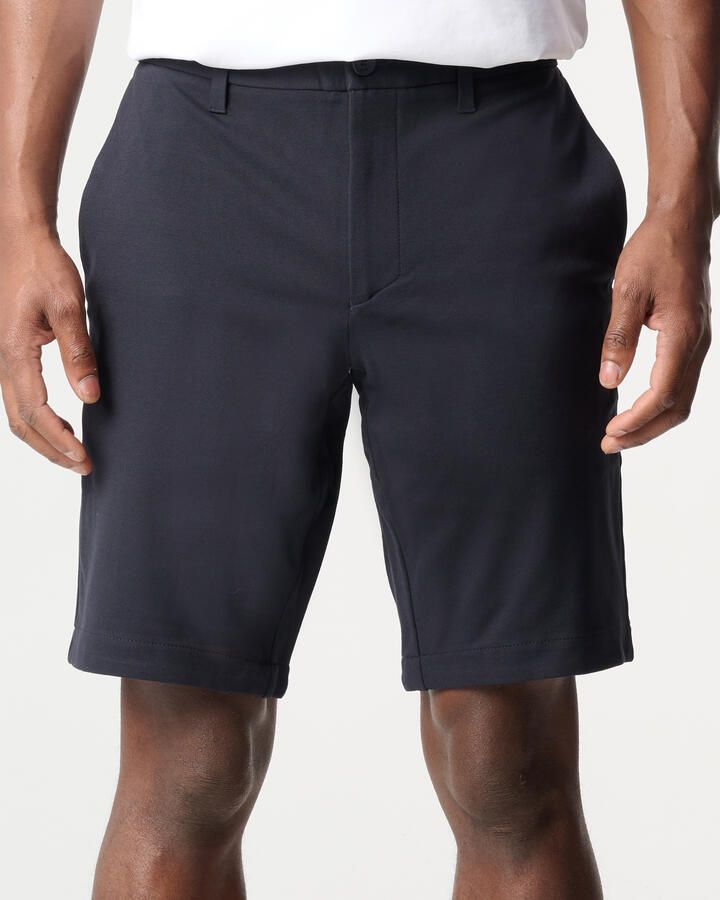 BOSS Green Regular fit korte broek met ceintuurlussen model 'Commuter'