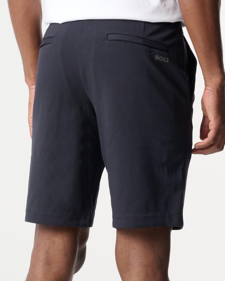 BOSS Green Regular fit korte broek met ceintuurlussen model 'Commuter' - Foto 3