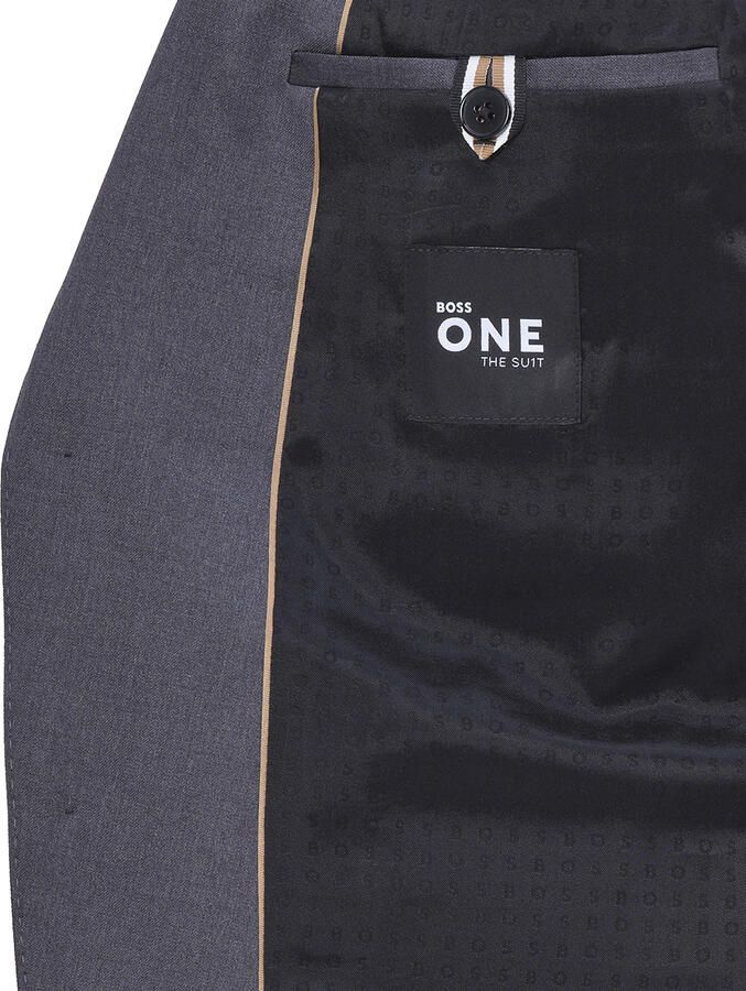 Boss Slim fit 2-knoops colbert met kissing buttons model 'Huge' - Foto 6