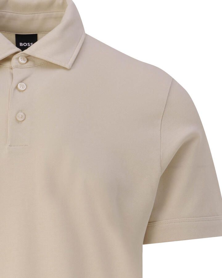 Boss Slim fit poloshirt met labeldetail model 'Press' - Foto 5