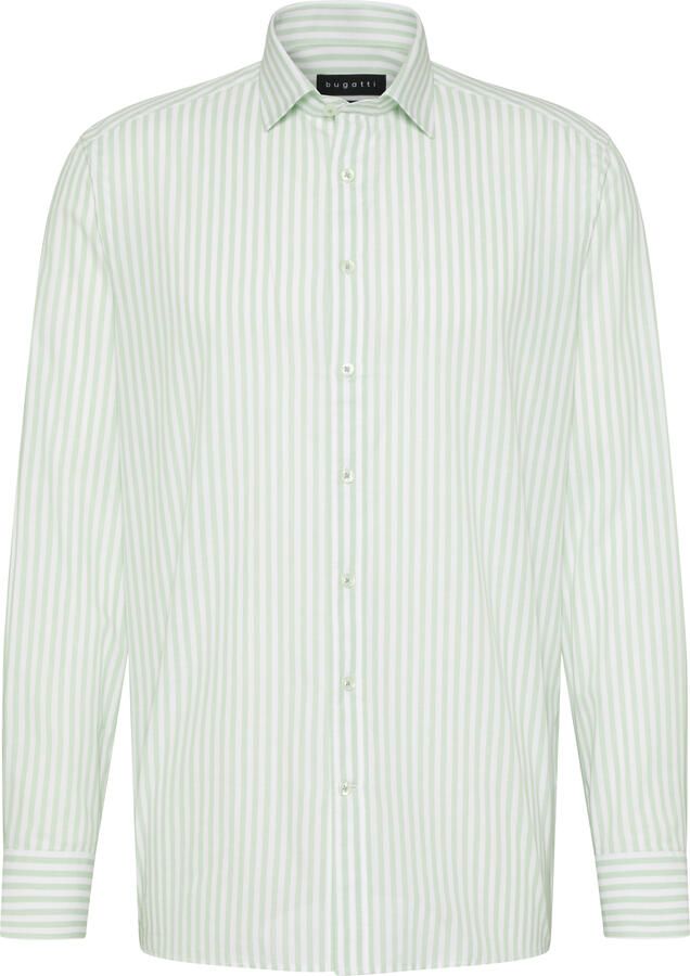 Bugatti Overhemd met lange mouwen in streepoptiek