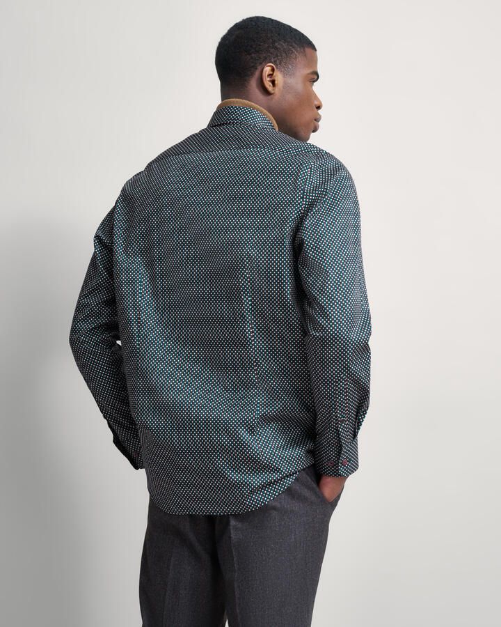 Bugatti Overhemd met lange mouwen met fijne dessinering - Foto 2