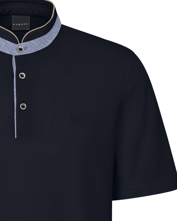 Bugatti Regular fit poloshirt met opstaande kraag - Foto 2