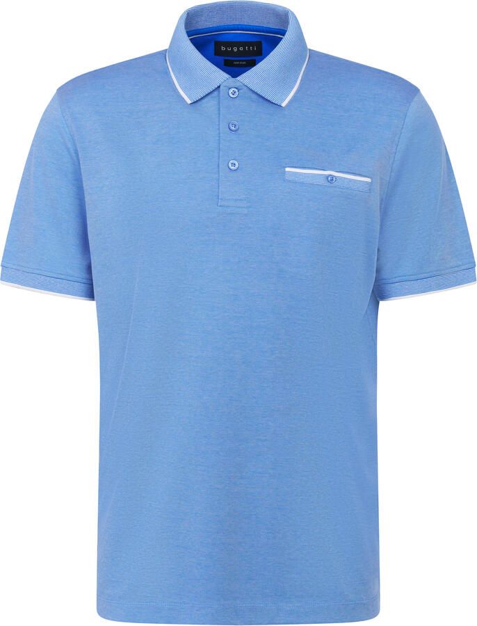 Bugatti Poloshirt met subtiele contraststrepen - Foto 5