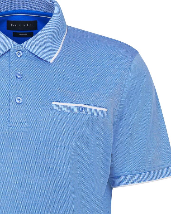 Bugatti Poloshirt met subtiele contraststrepen