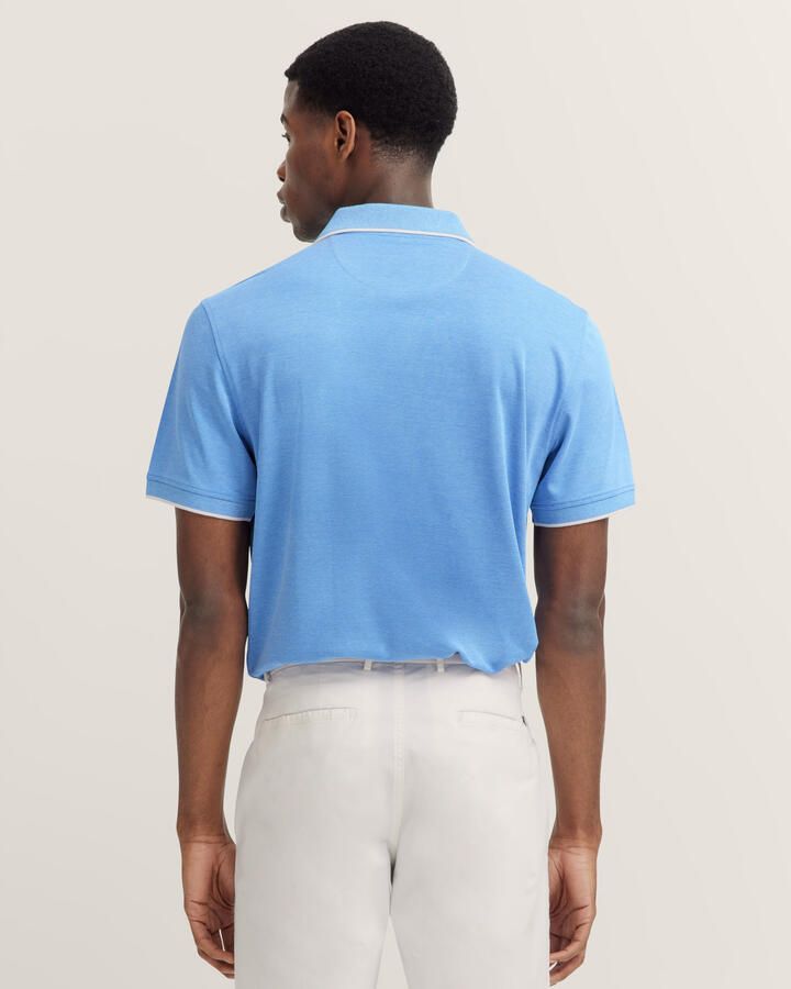 Bugatti Poloshirt met subtiele contraststrepen - Foto 3