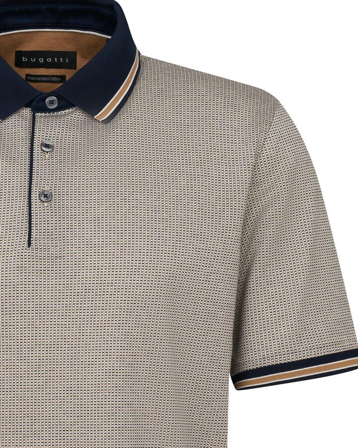 Bugatti Poloshirt gemaakt van katoen