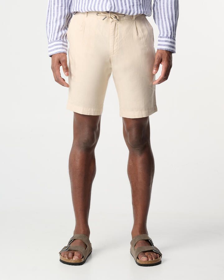 Bugatti Bermuda van linnen-katoenmix - Foto 5