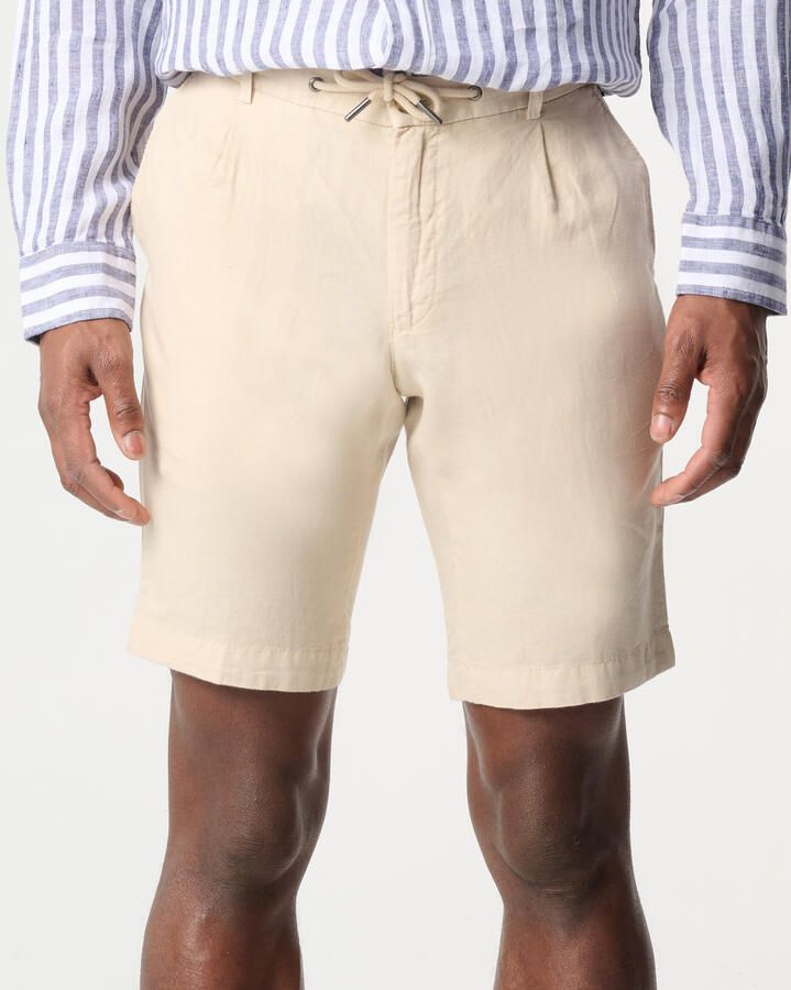 Bugatti Bermuda van linnen-katoenmix - Foto 3